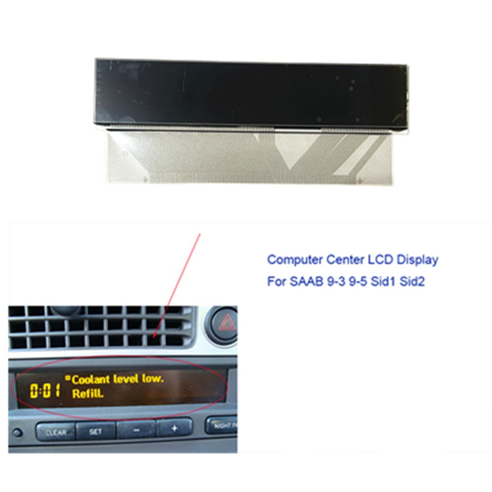 1x LCD Screen Display Fit For 1998-2003 for SAAB 9-3 9-5 Sid1 Sid2 LCD Pixel Repair Q