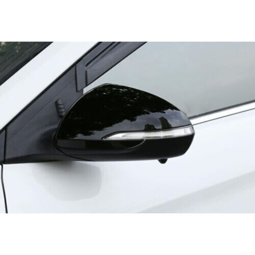 Glossy Black Side Door Rearview Mirror Cover Wings for Hyundai for Elantra 2017-2020