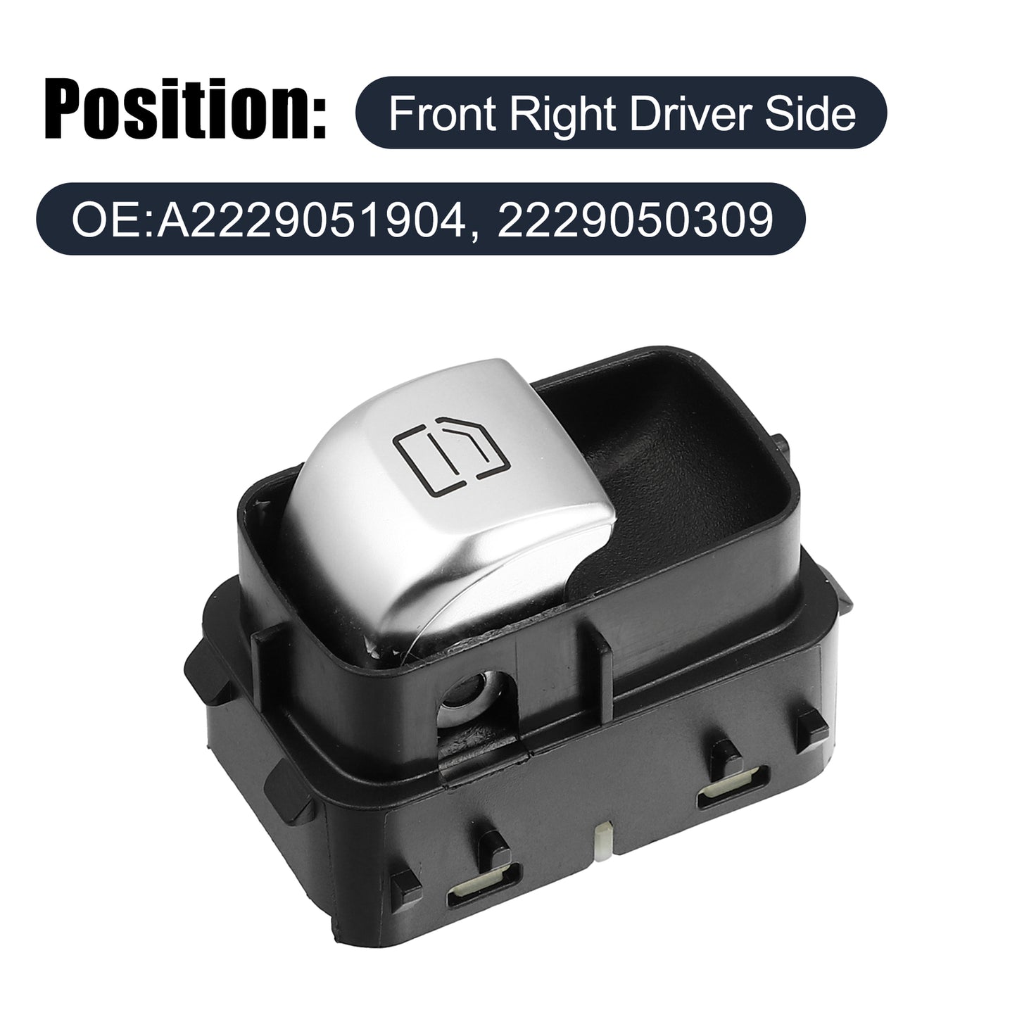 Passenger-powered window switch A229051904 is suitable for Mercedes CLS450, S450, S560, and 2018 models. n