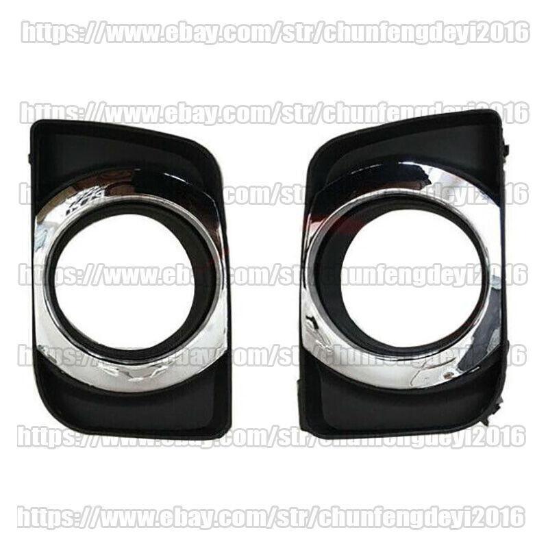 2pcs Front Bumper Fog Lamp Light Grille Cover for Toyota for Camry Hybrid 2009-2011