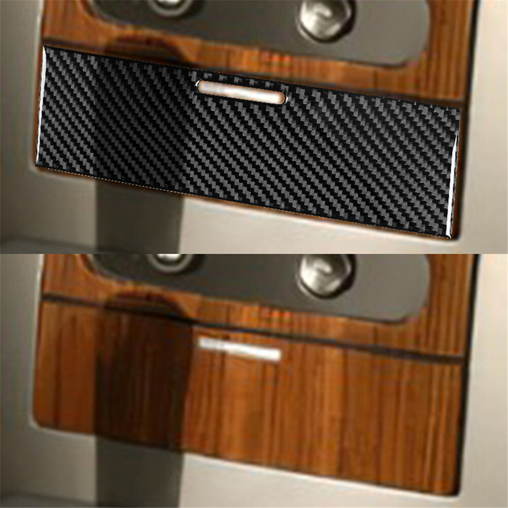 Carbon Fiber Air Conditioner Panel Cover Trim For 5 F10 F07 2011-2017 v