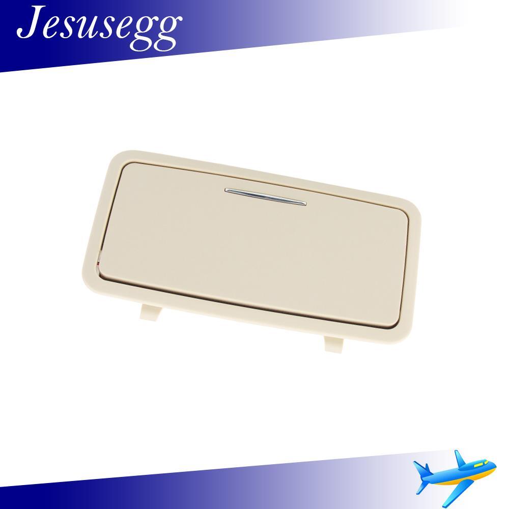Rear Row Vanity Mirror Makeup Mirror w/ Lights for 2010-2019 for Jaguar XJ Beige Q
