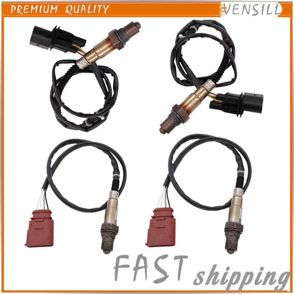 4X Upstream Downstream Oxygen Sensor for Audi A4 Quattro 2005-2006 A4 2005 3.0L