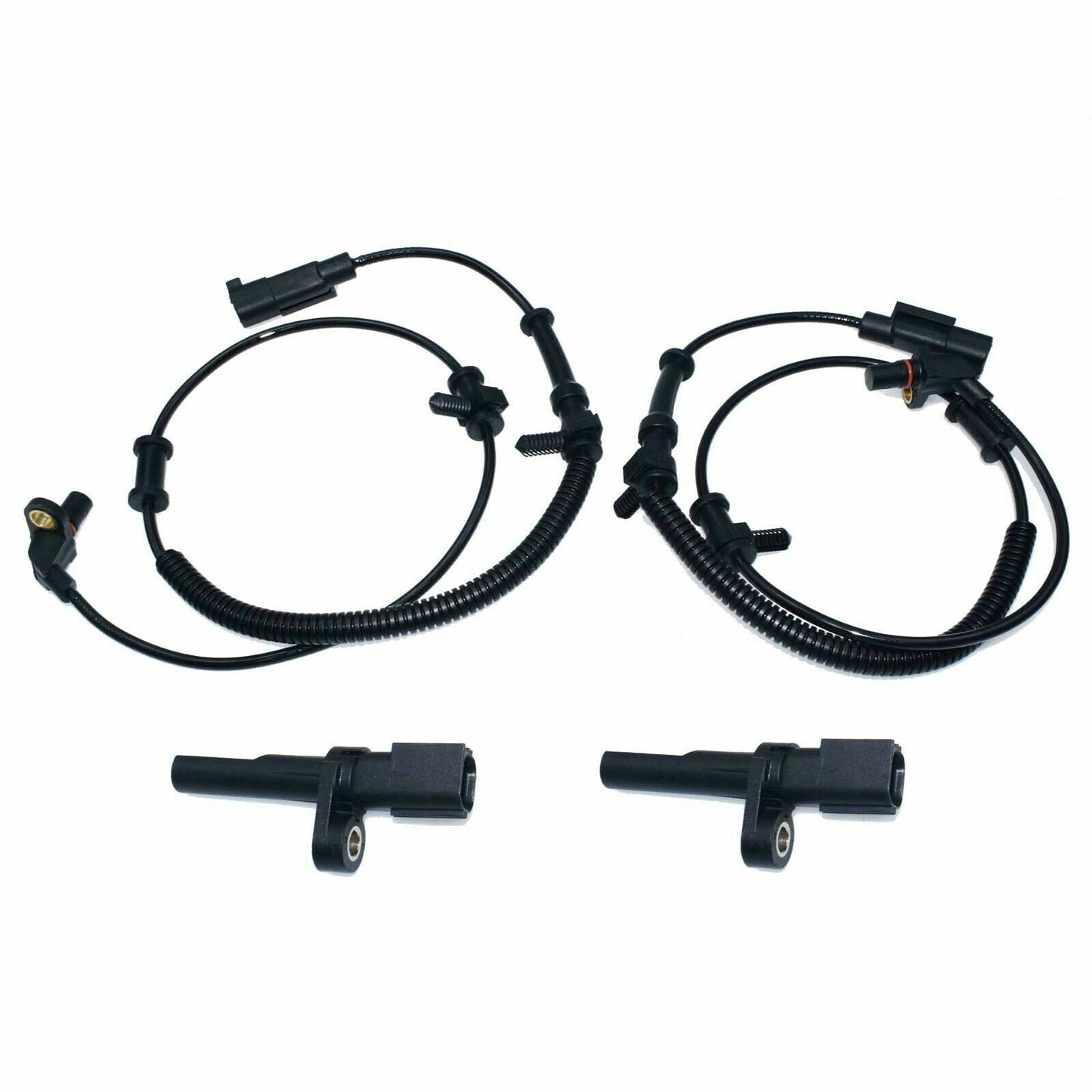 4-Piece ABS Wheel Speed Sensors (Front and Rear LH) for Dodge for RAM 1500 Pickup (December 2009)