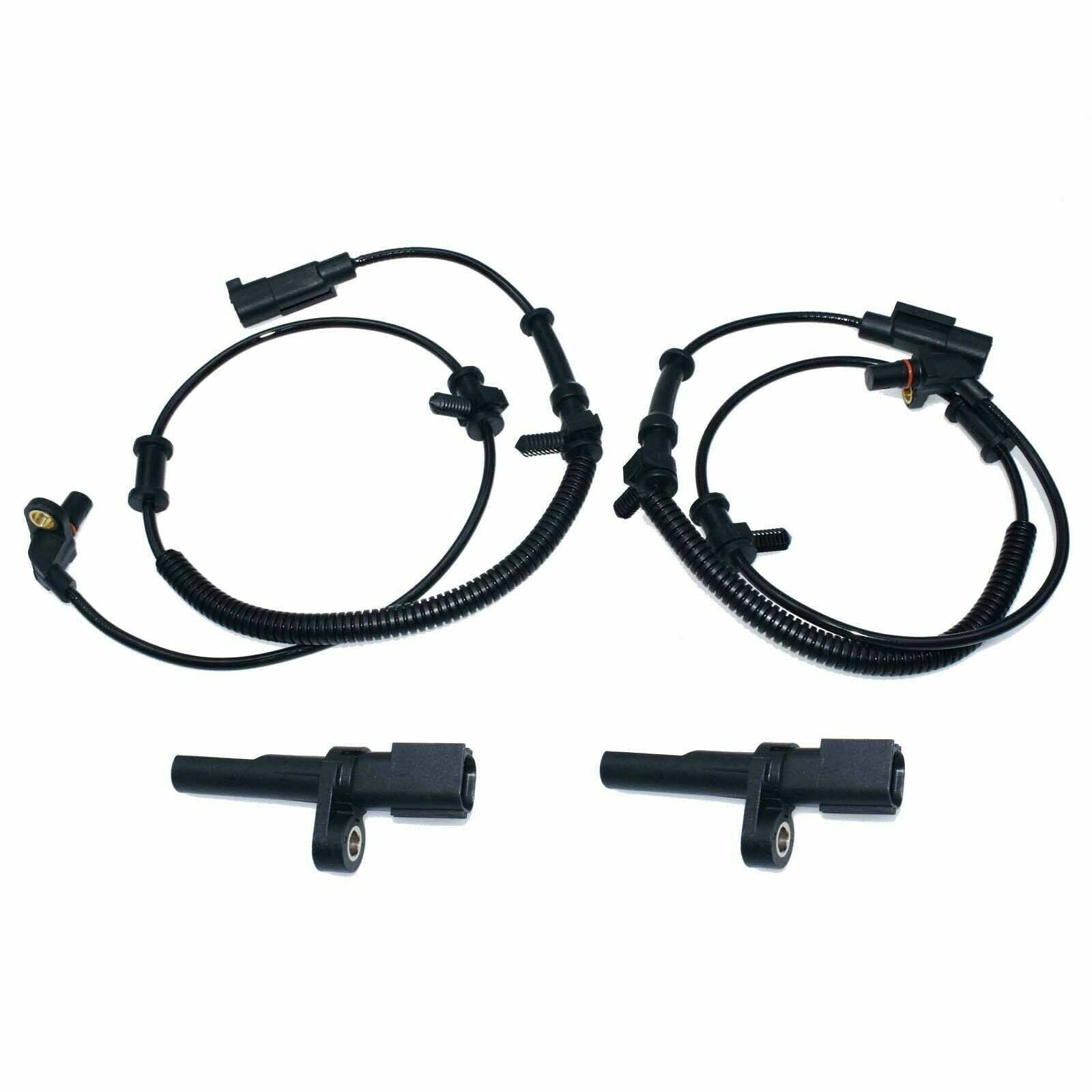 4-Piece ABS Wheel Speed Sensors (Front and Rear LH) for Dodge for RAM 1500 Pickup (December 2009)
