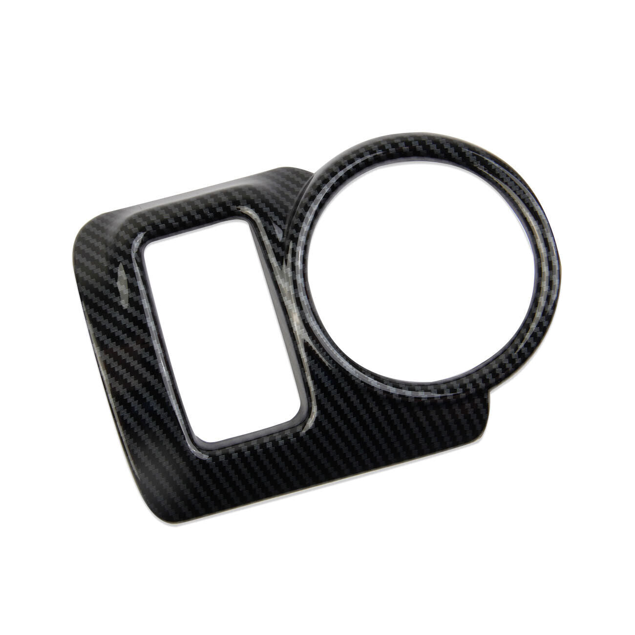 Carbon Fiber Indoor Central Control Cup Holder Cover Trim Fit for Nissan 370Z