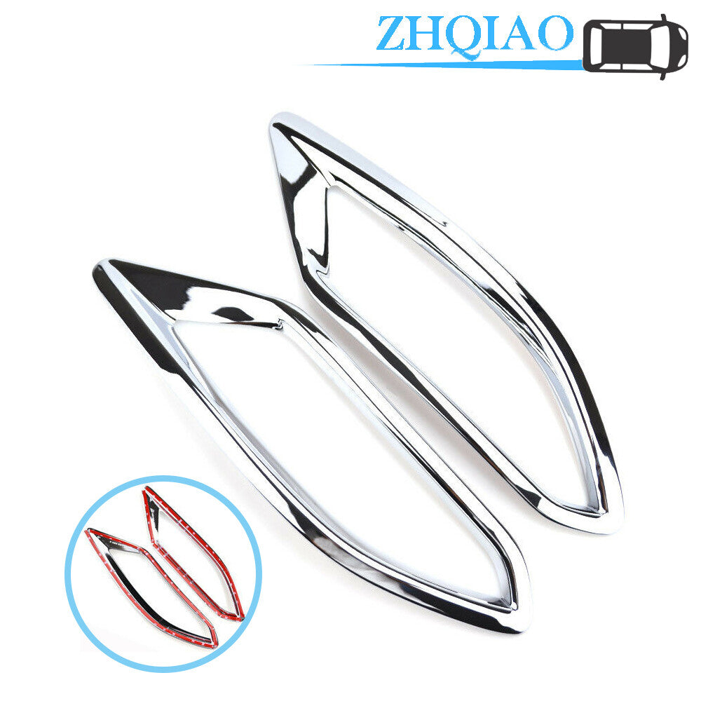 Chrome Rear Fog Light Tail Lamp Cover Trim Fits for Honda HR-V HRV Vezel 2016-18