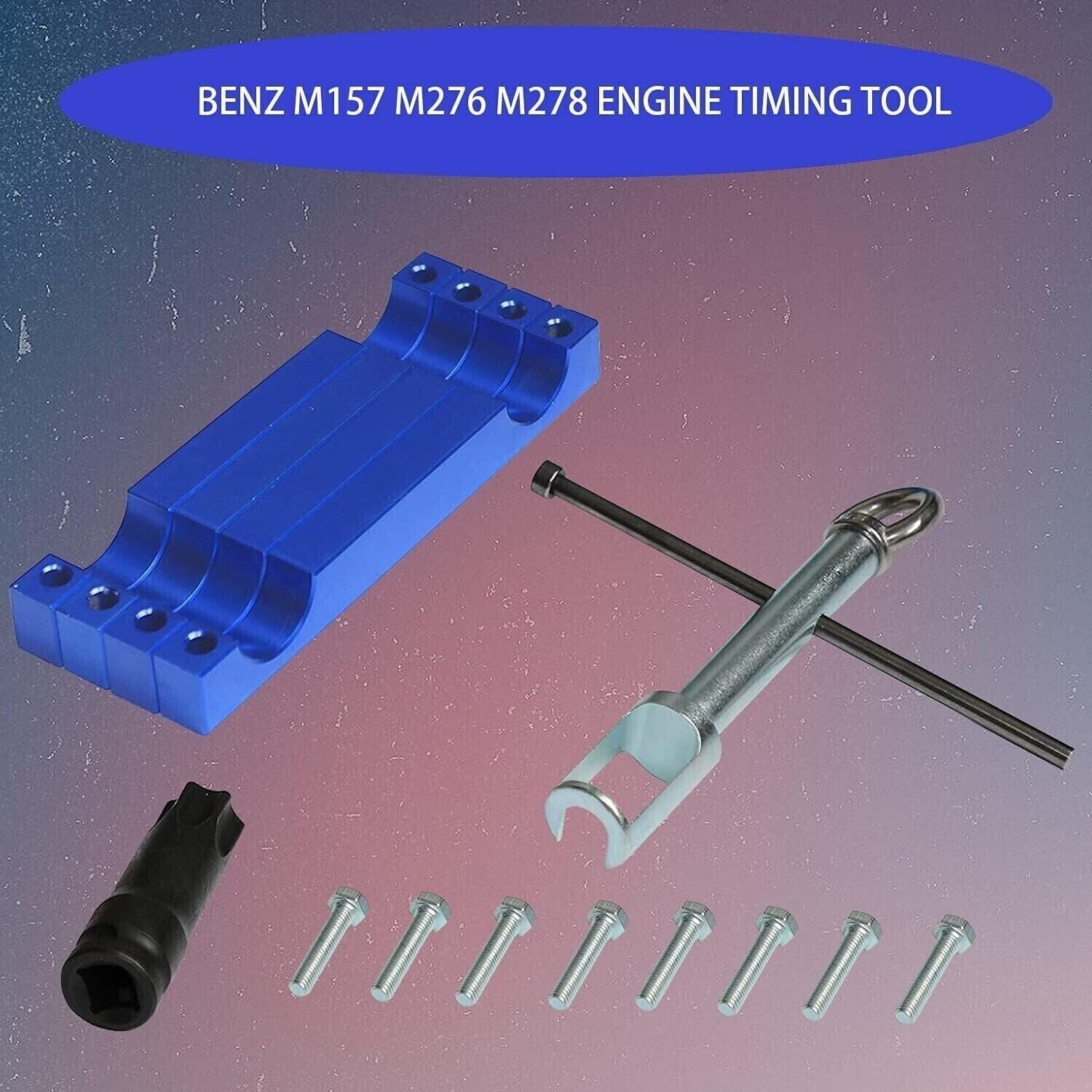 Engine Timing Tool for Mercedes-Benz M157/M276/M278 with T100 Injector Puller