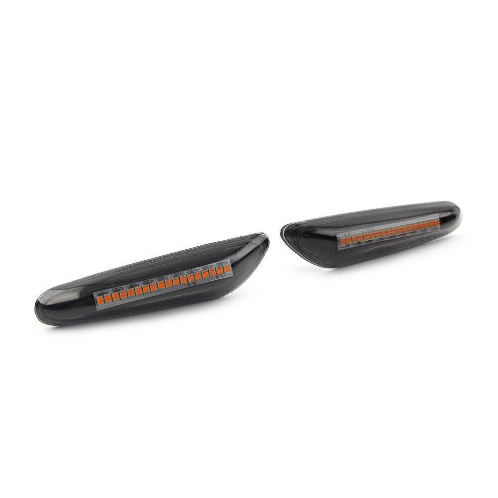 LED Turn Signal Lamps Dynamic Side Markers Light for BMW E90 E91 E92 E60 E82 E46