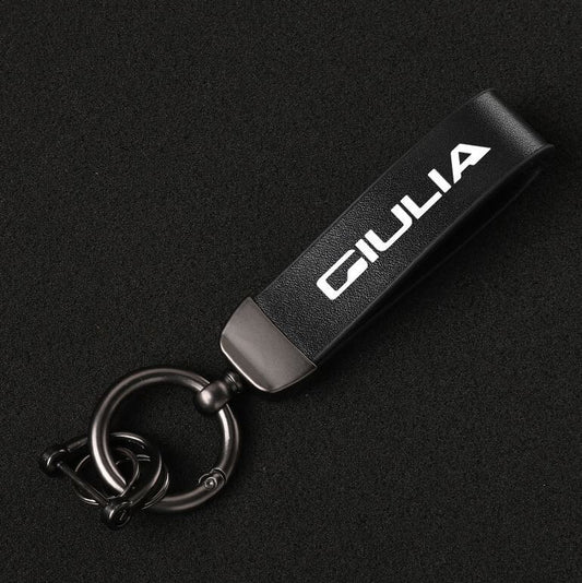 Car keychain/key ring with lanyard, car accessories, bridal, black, suitable for Honda for Acura .