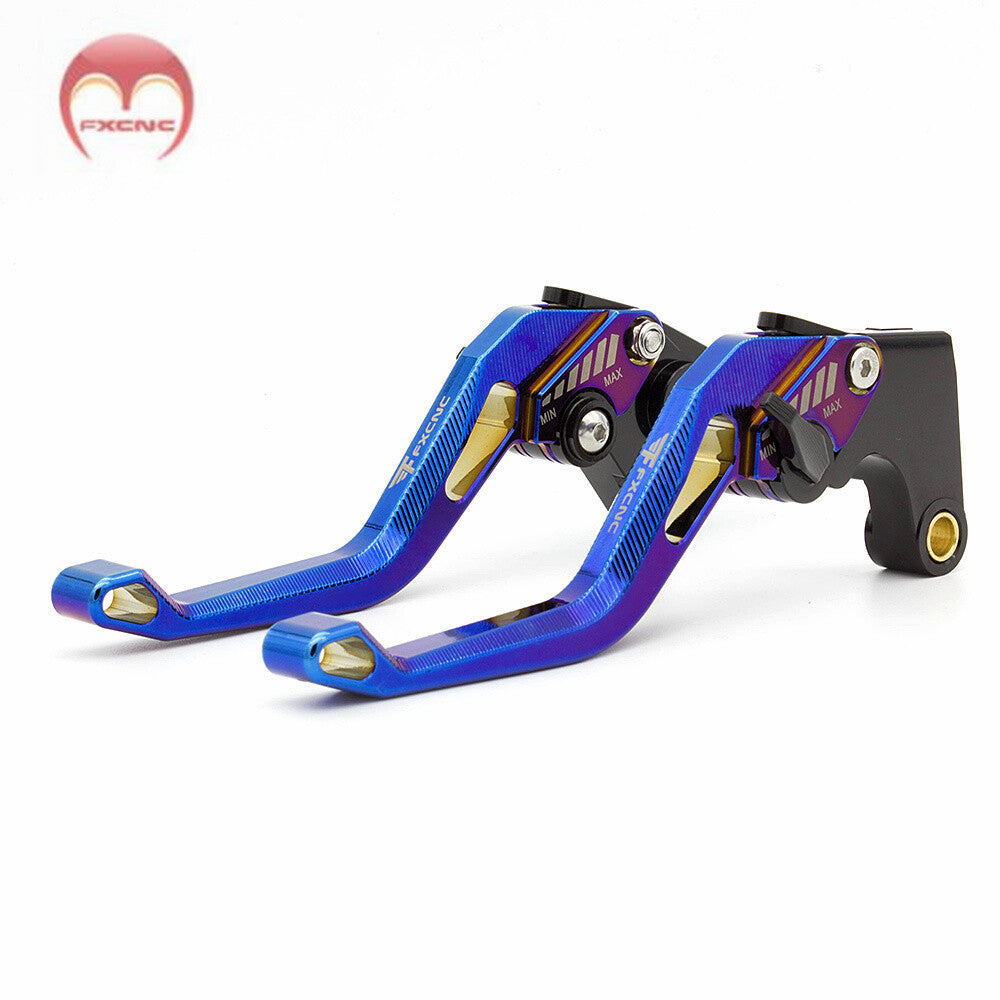 CNC electroplated adjustable brake and clutch lever for Suzuki SFV650 GLADIUS 2009-2015