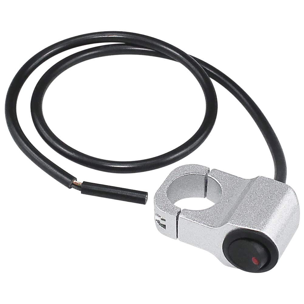 Motorcycle Headlight Brake Fog Light Handlebar Switch ON-OFF Button 12V 22cm