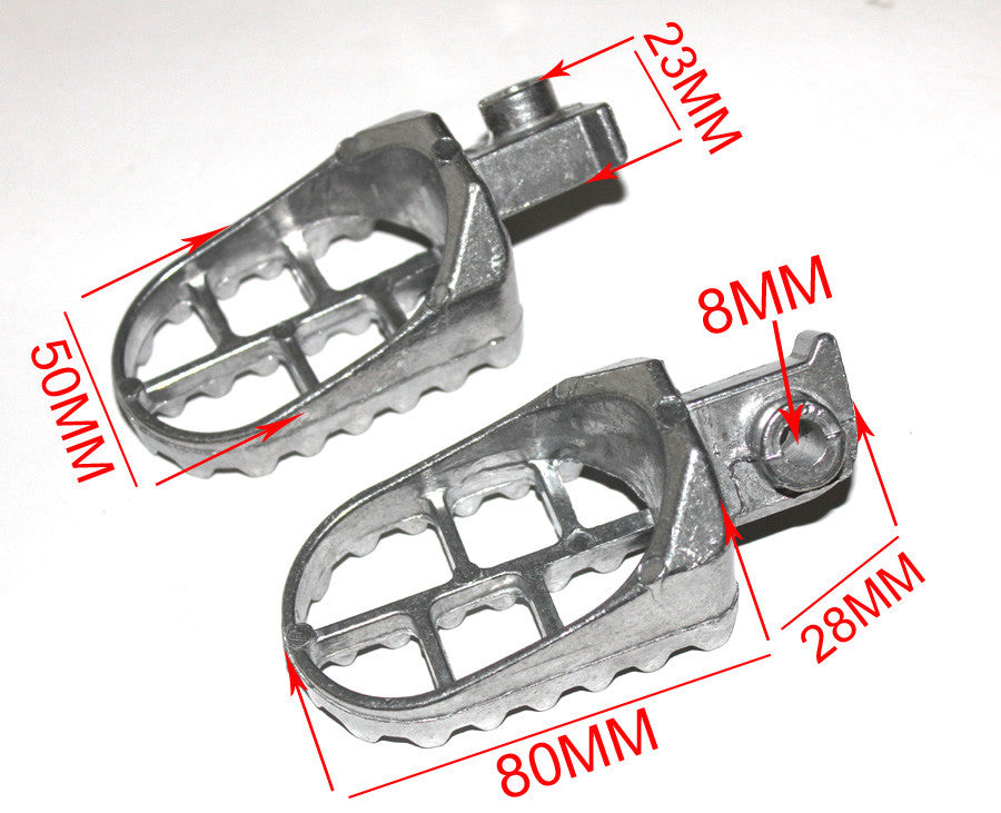 Aluminium Foot Pegs For 1987-2013 for Kawasaki KLR 650 KLR650 Bikes Footrests