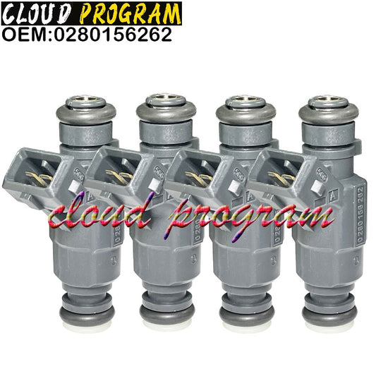 4PCS 0280156262 Car fuel injector nozzle for Geely CK,CK2,CK3 Kingkong MK LG v