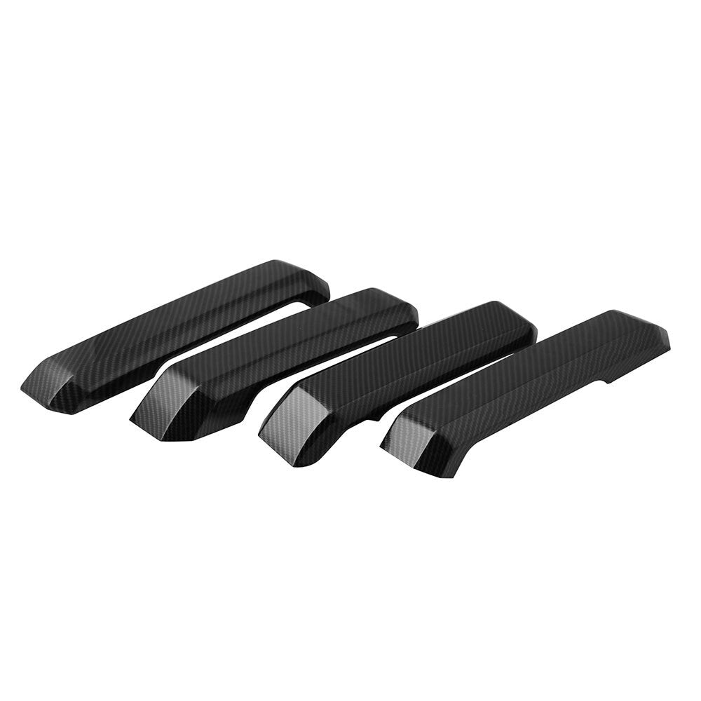 ABS Carbon Fiber Exterior Door Handle Cover Trim for Ford F150 2015-2019 4PCS