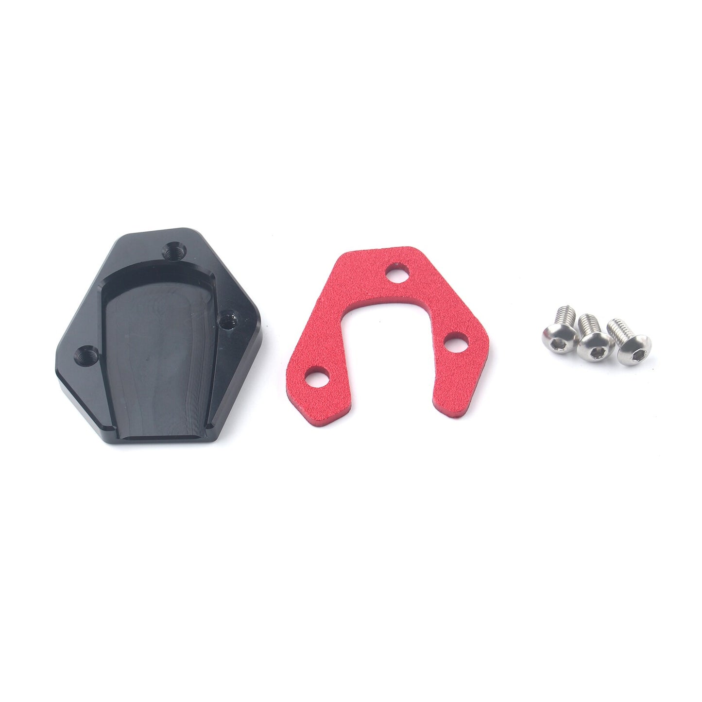 Red Kickstand Side Stand Extender Pad for HONDA GROM 13-23 Monkey 125 19-24 Q
