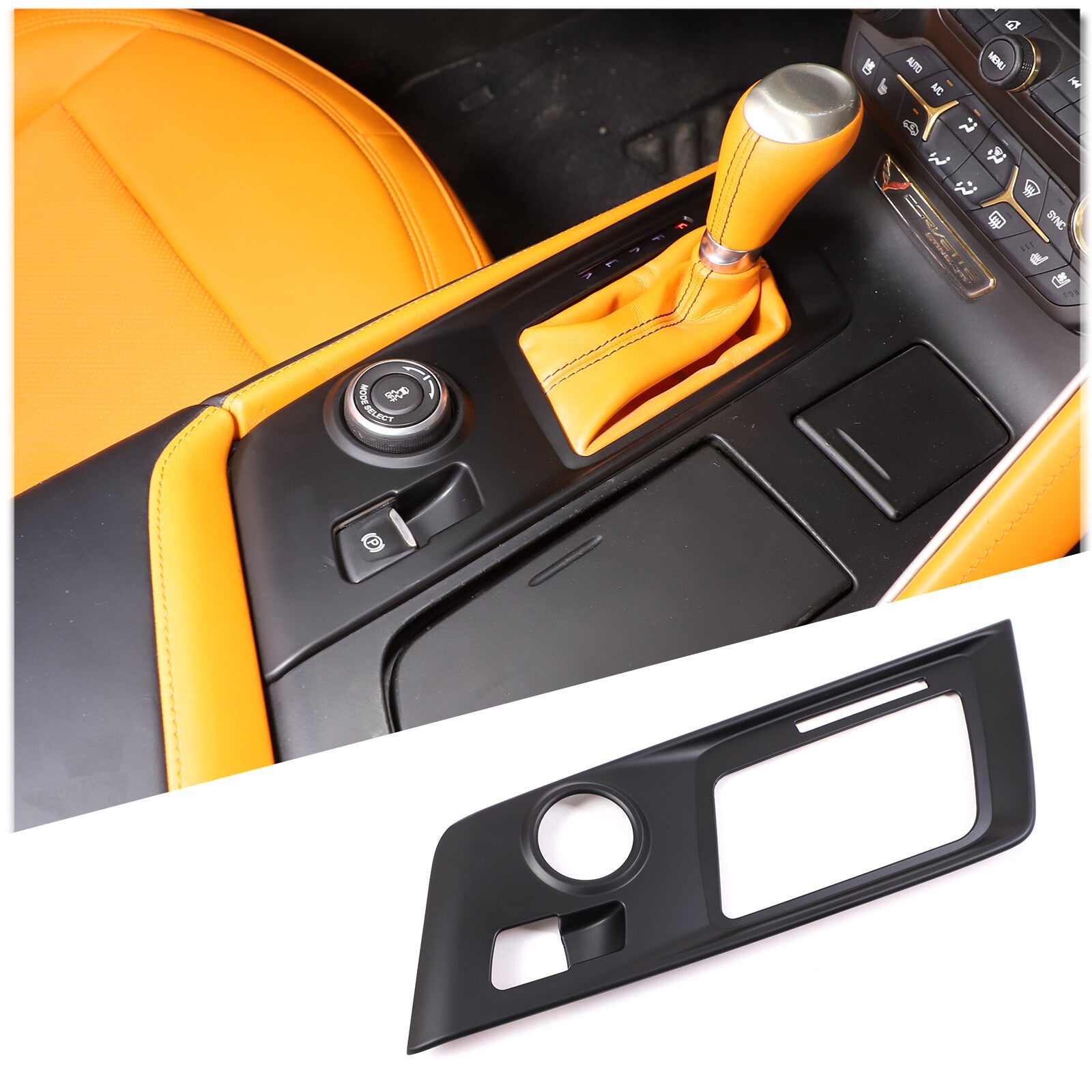 Carbon fiber window lift switch cover decorative sticker suitable for Tacoma 2011-2015- v