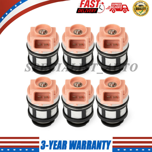 6-piece fuel injector for Nissan 1990-1995 D21 Quest 3.0L 16600-88G10 Q