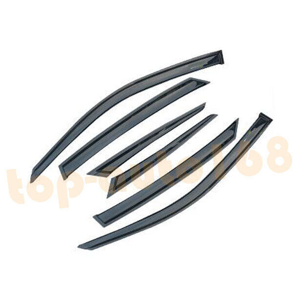 for Honda for Civic 2022-24 Black Window Visor Vent Sun Shade Rain Guard Door Visor