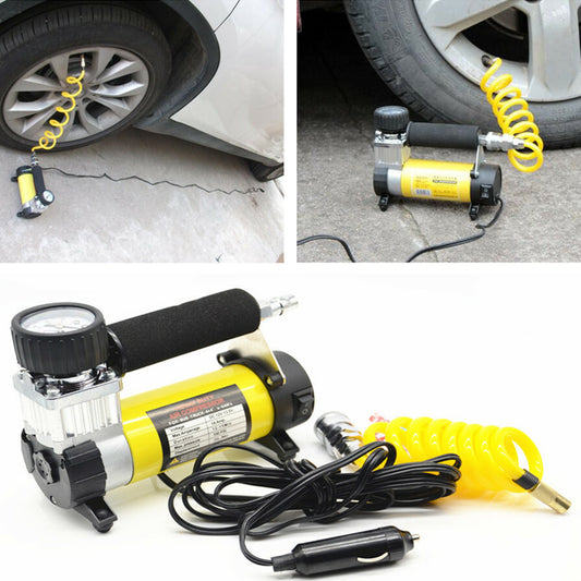 12V 100PSI Electric Auto Tire Tyre Inflator Tool Car Wheel Air Pump Compressor
