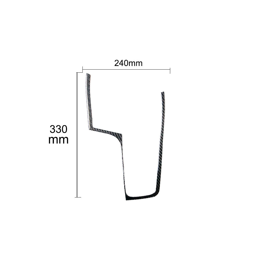 4Pcs Carbon Fiber Window Control Cover Trim for Dodge Journey 2009-2010 SXT SE v