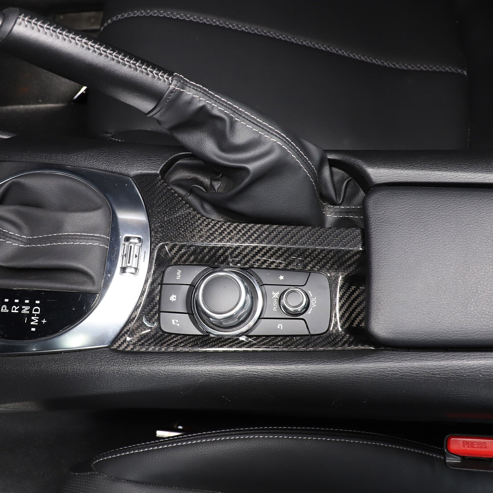 Aluminum Center Gear Shift Side Storage Box Organizer for Maverick 2022 - 24- v