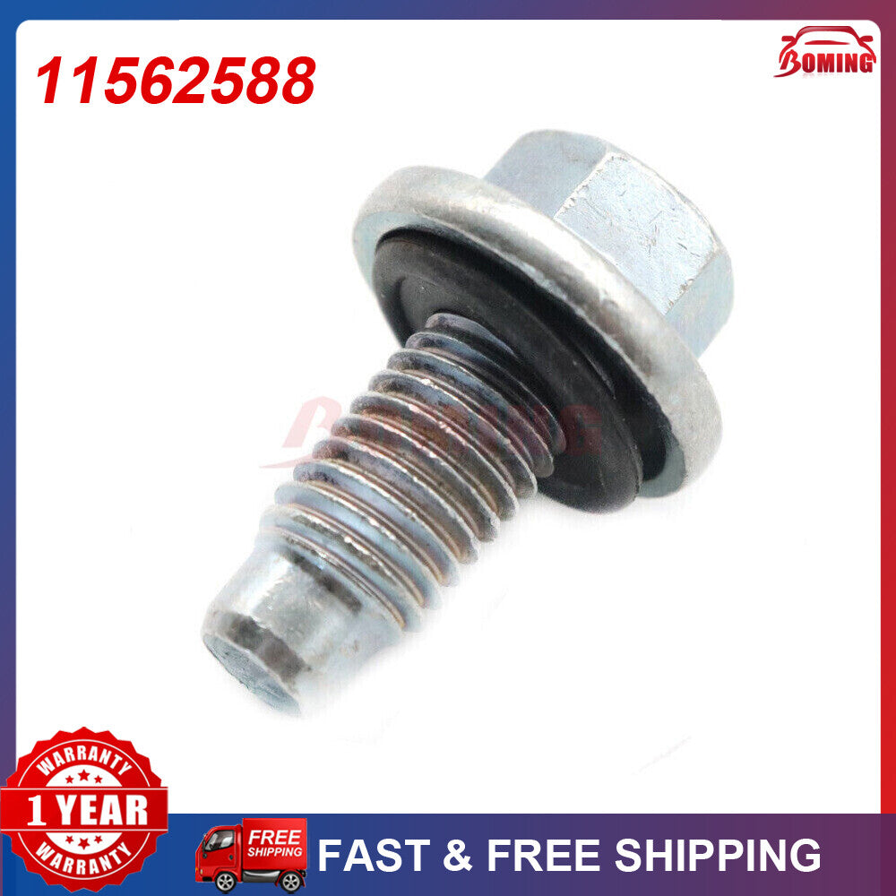 W/O-Ring Pan Drain Plug Bolt for Buick for Cadillac GM for Chevrolet 11519408 Q