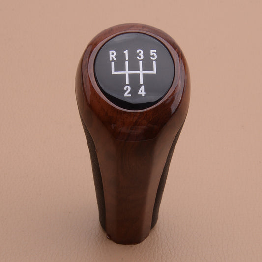 Gear Shift Knob Leather 5 Speed Fit for BMW 1 3 5 6 7 Series E87 E92 E28 F30 E38 Q