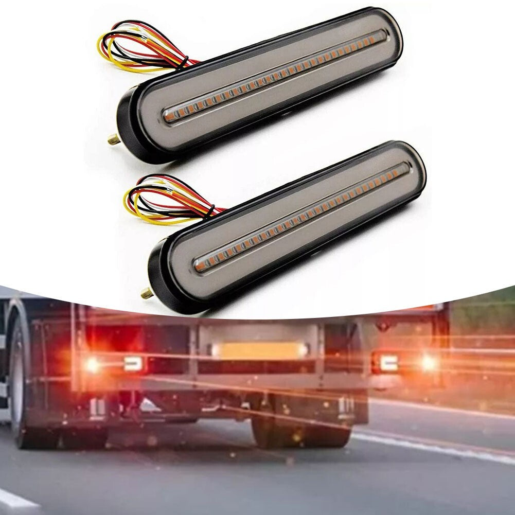LED Car Strobe Brake Flowing Turn Signal Rear Tail Light Truck Trailer Lamp v