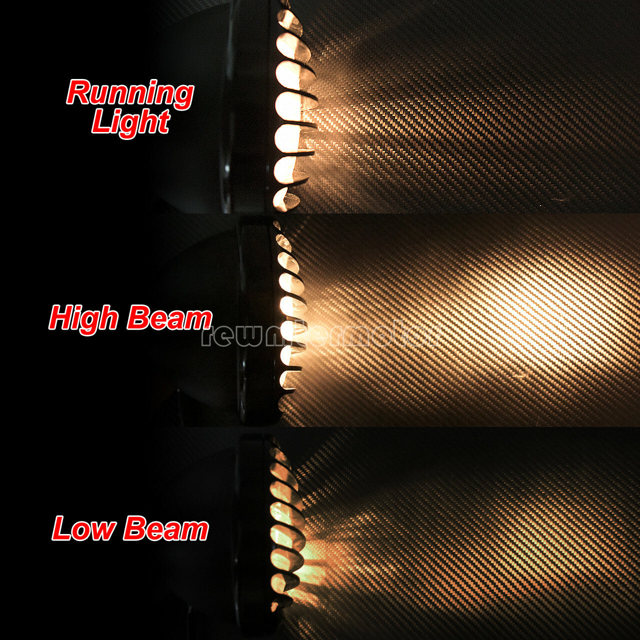 6.5 Motorcycle Headlight Running Grill Cover Fit for Harley Cafe Racer Chopper