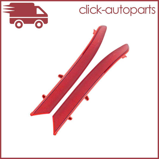 Pair Rear Bumper Reflector Red Plastic For 2018-2021 X3 G01 G08 Left+Right Side Q