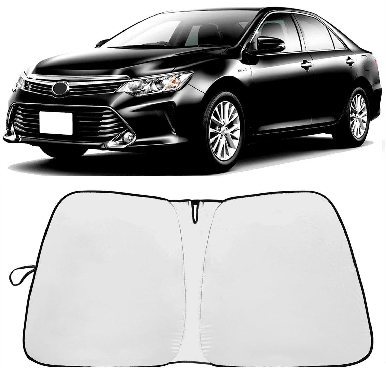 Custom-made windshield sunshade and heat insulation cover for Camry models 18-23. n