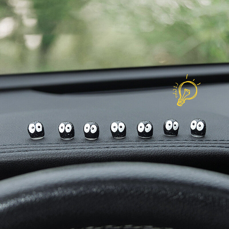 20Pc Car Cute Soot Sprites Car Rearview Mirror Accessories Funny Dashboard Decor