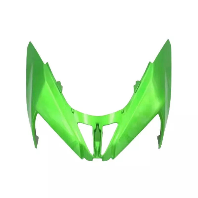 Green front upper nose diffuser headlight cover for Kawasaki Z650 2020 - 2022