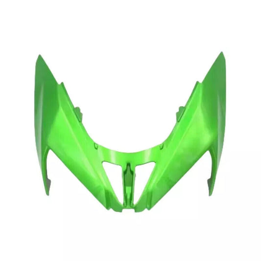 Green front upper nose diffuser headlight cover for Kawasaki Z650 2020 - 2022
