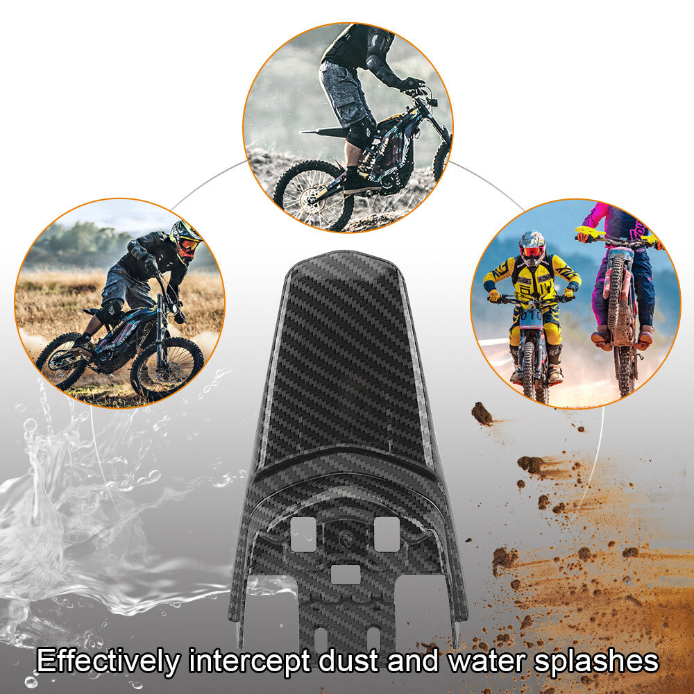 Carbon Fiber Surron Rear Fender Mud Guard Fits Light Bee / Surron / Sur-Ron Q