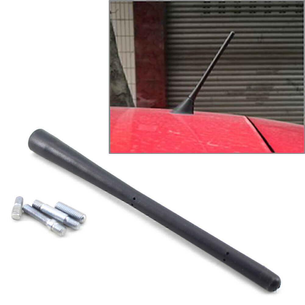 Universal Car Auto FM AM Radio Antenna Aerial Black 17CM Q
