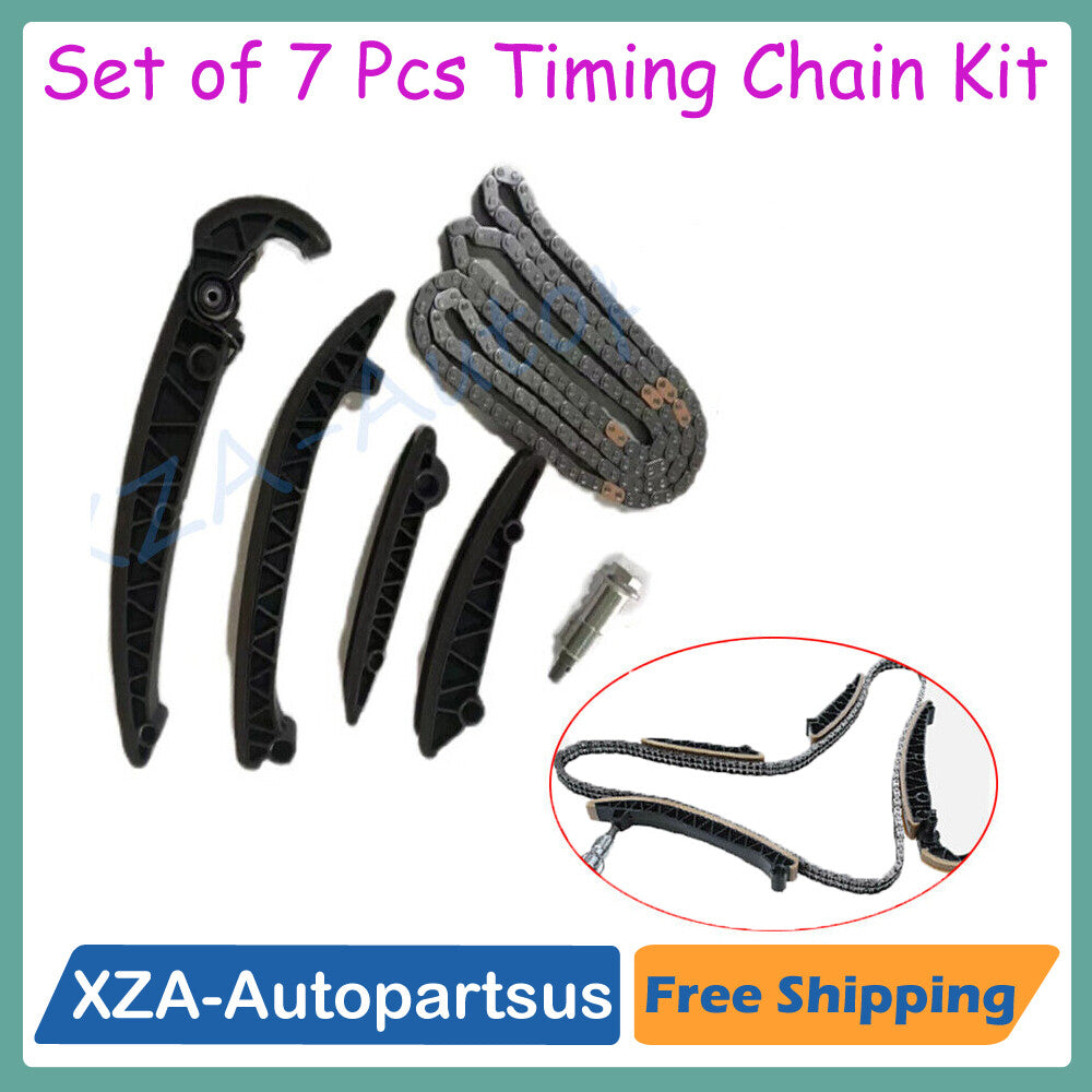 7Pcs Timing Chain Kit for Mercedes Sprinter 2500 E320 for Dodge for Freightliner OM642 Q