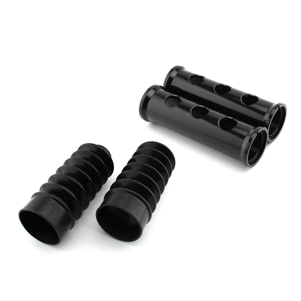 Black Fork Shock Absorber Cover Fork Pipe Cover for Harley Sportster 883 1200