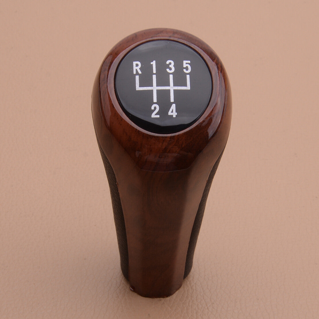Gear Shift Knob Leather 5 Speed Fit for 1 3 5 6 7 E87 E92 E28 F30 E38 v