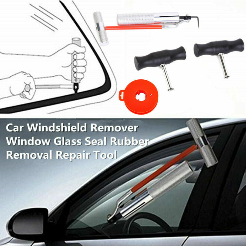 Car windshield seal rubber glass removal, repair and disassembly tool kit - n