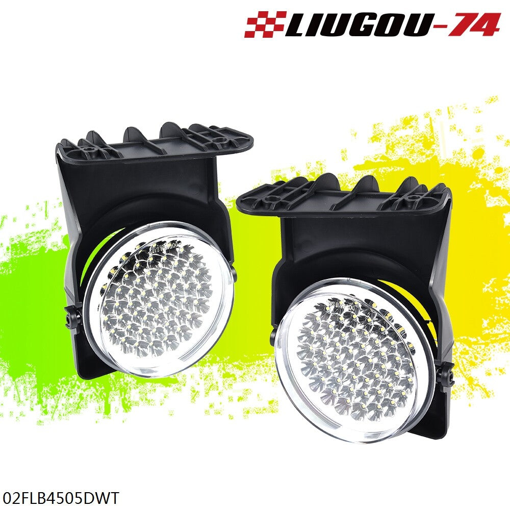 Suitable for 03-06 for GMC for Sierra 1500 2500 3500 microphone LED fog light left+right U- v