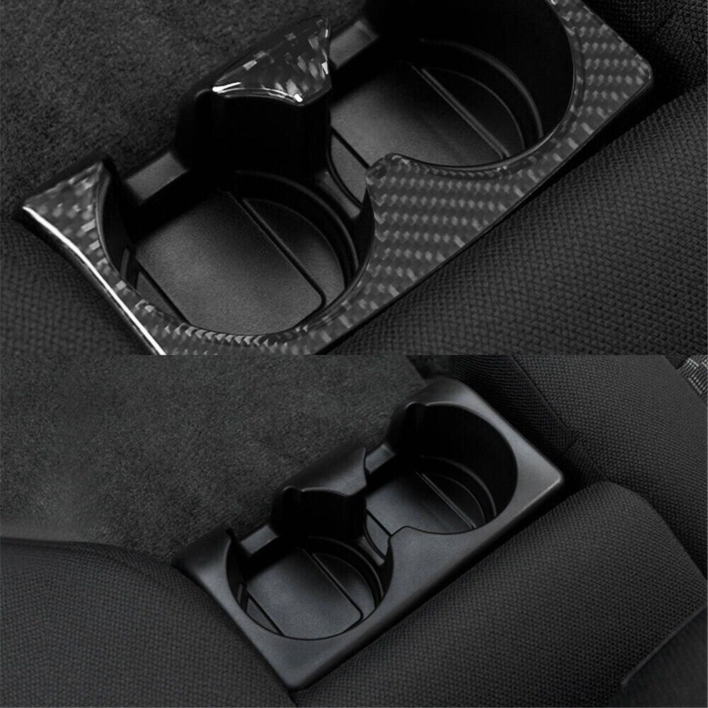 Carbon Fiber Rear Cup Holder (4DR) Cover For Colorado 2004-2012/ for Canyon 05-12 New n