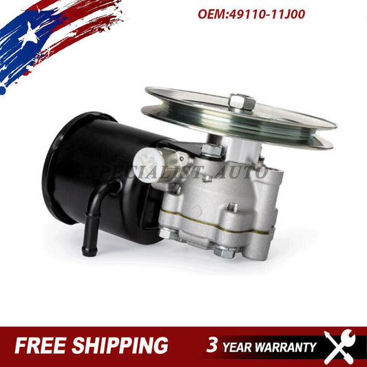49110-11J00 Power Steering Pump with Pulley Suitable for Nissan Patrol GQ Y60 TD42 Q