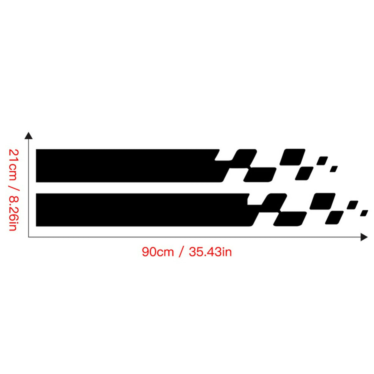 Car Body Door Rear Mirror Decor Stripe Sticker Decal Auto Exterior Accessories