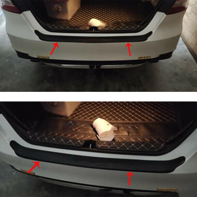 Leather and carbon fiber rear bumper base protective film for Toyota for Camry 2018 - 2024