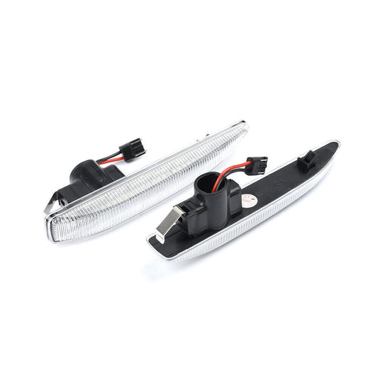 For 2002-08 E65 E66 745i 750i 760i LED Front Side Marker Signal Lights Clear n