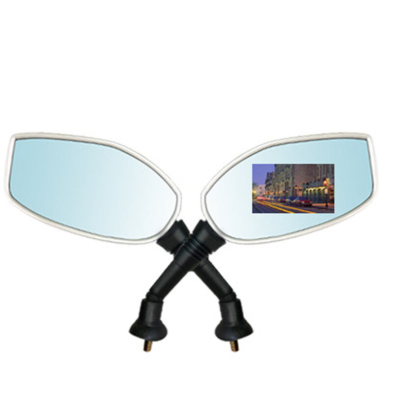 Motorcycle ATV HD Rear View Mirror Dual-lens Hidden Camera Driving Recorder v