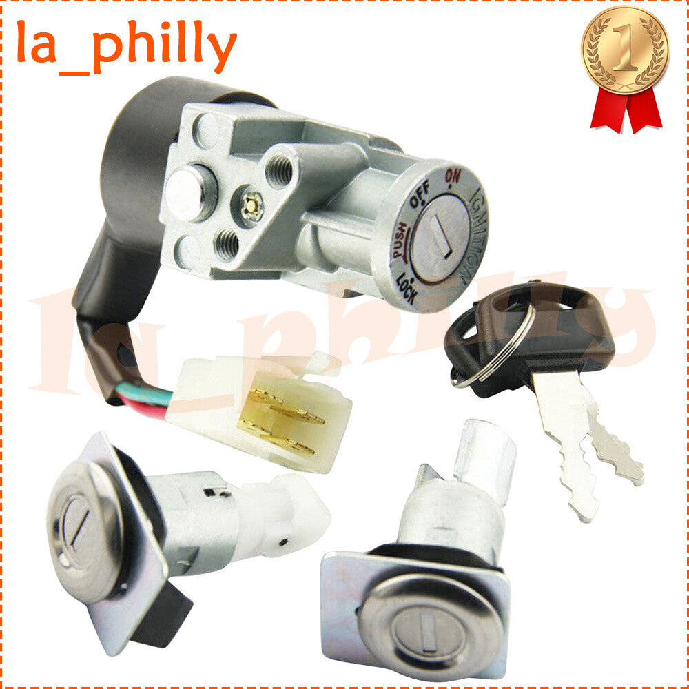 Fits for Honda CH80 Elite 1985-2007 35010-GV4-901 Ignition Switch Lock Set Q