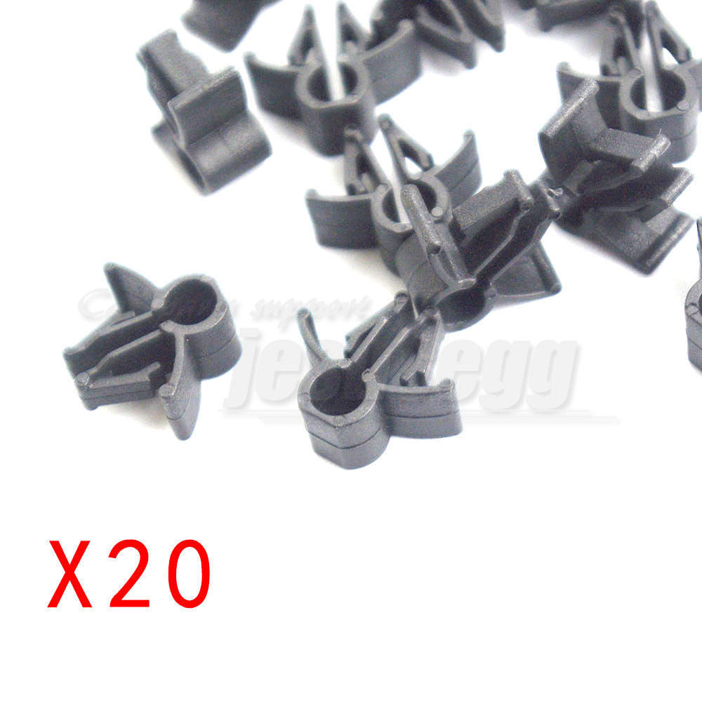20Pcs Cable Wire Routing Clip Retainer Hold 6mm A19730 90654-SA4-003 for Honda Q